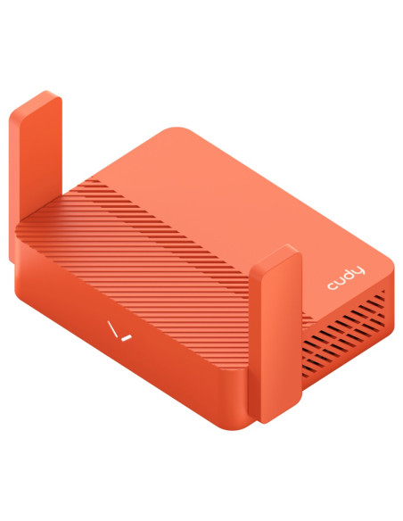 Cudy Ac1200 Router Bezprzewodowy Fast Ethernet Pomarańczowy