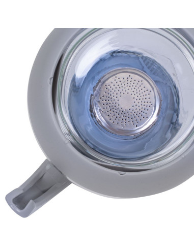 Resto Kitchenware 90511 Dzbanek Do Herbaty Pojedynczy Dzbanek 1600 Ml Niebieski, Szary