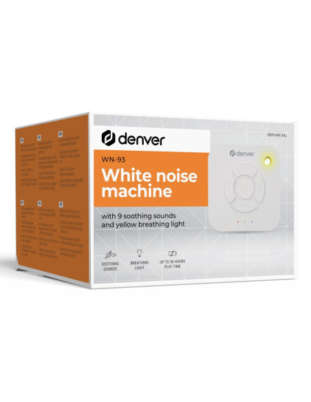 Denver 117320000010 Biała Maszyna Szumowa