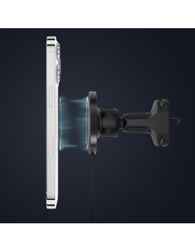 Vonmählen Aura Car Smartfon Czarny Usb Bezprzewodowe Ładowanie Szybkie Ładowanie Automatyczna