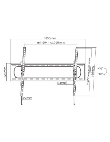 Maclean Uchwyt Do Tv, Monitora 120' 120Kg Mc-750N