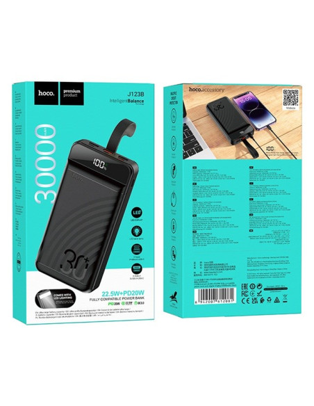 Powerbank Hoco J123B (Czarny)