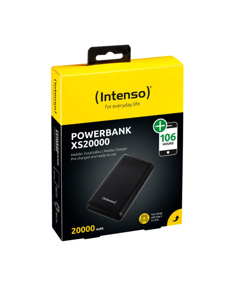 Power Bank Usb 20000Mah Black 7313550 Intenso