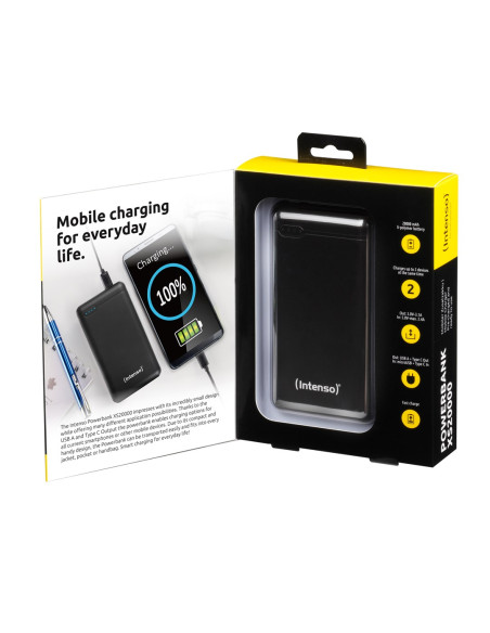 Power Bank Usb 20000Mah Black 7313550 Intenso