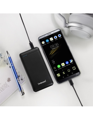 Power Bank Usb 20000Mah Black 7313550 Intenso