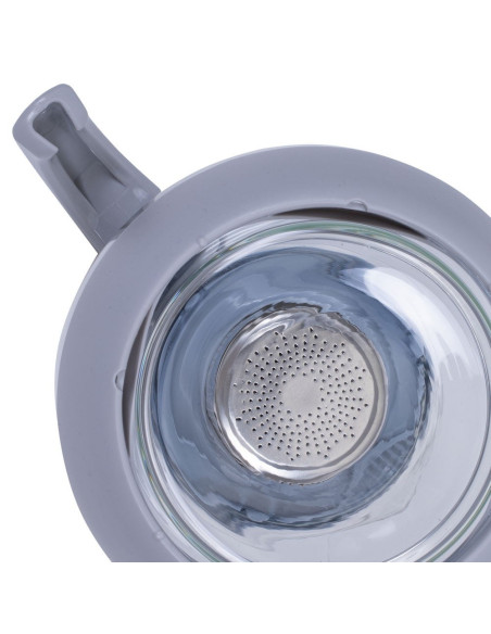 Resto Kitchenware 90510 Dzbanek Do Herbaty Pojedynczy Dzbanek 1000 Ml Niebieski, Szary