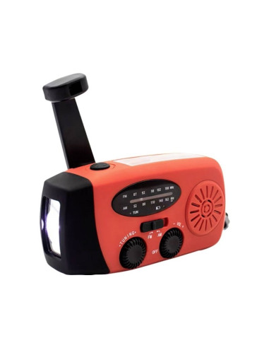 Radio Solarne Denver Scr-2005 Z Lampką I Funkcją Sos