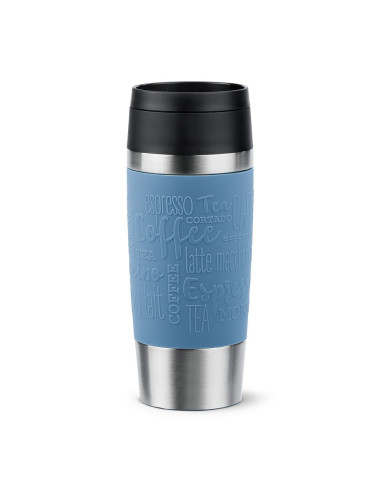 Emsa Travel Mug Classic 36 Ml Niebieski, Stal Nierdzewna