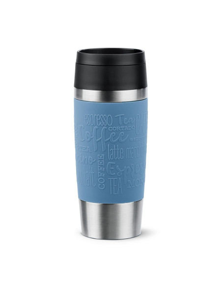 Emsa Travel Mug Classic 36 Ml Niebieski, Stal Nierdzewna