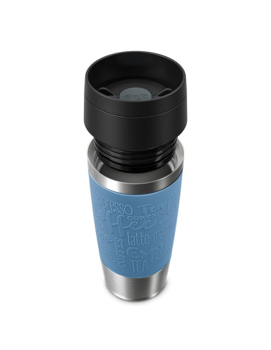 Emsa Travel Mug Classic 36 Ml Niebieski, Stal Nierdzewna