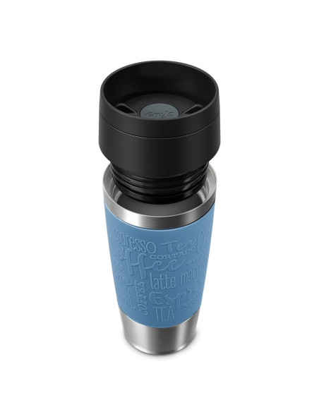 Emsa Travel Mug Classic 36 Ml Niebieski, Stal Nierdzewna