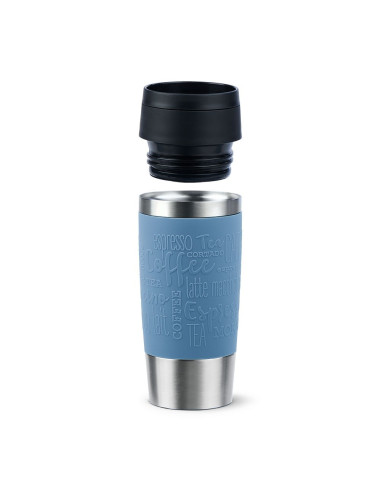 Emsa Travel Mug Classic 36 Ml Niebieski, Stal Nierdzewna