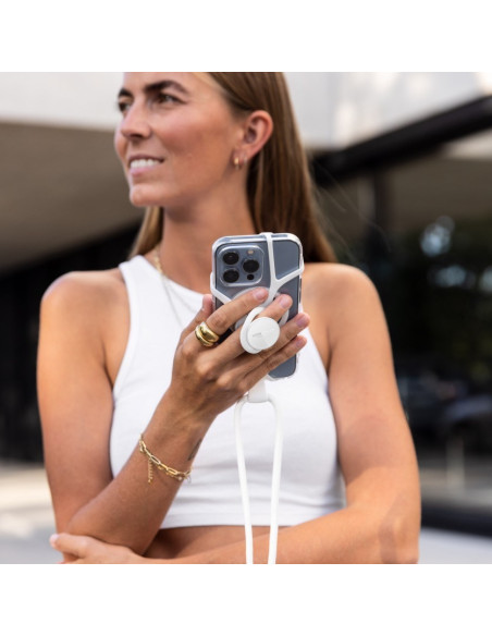 Vonmählen Infinity Plus Pasek Telefon Komórkowy Nylon, Silikon Biały