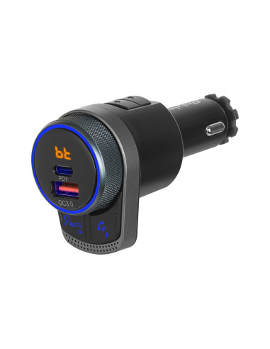 Transmiter Samochodowy Fm Z Funkcją Bluetooth.