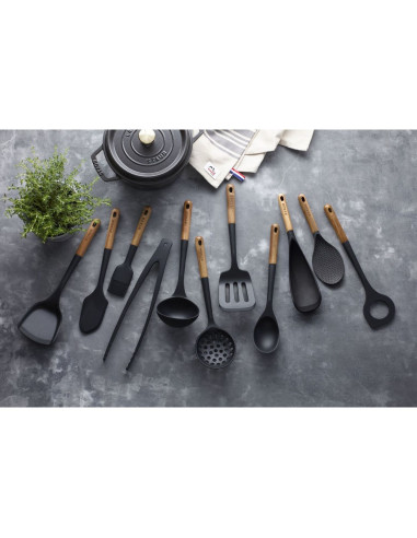 Łyżka Wazowa Staub 40503-104-0 - Brązowo-Czarna 31 Cm