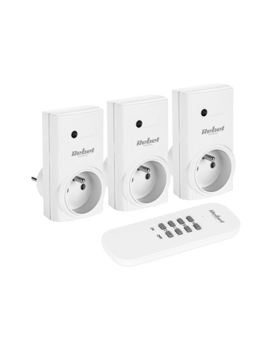 Gniazdo Sieciowe Rebel  Sterowane Pilotem (1+3)
