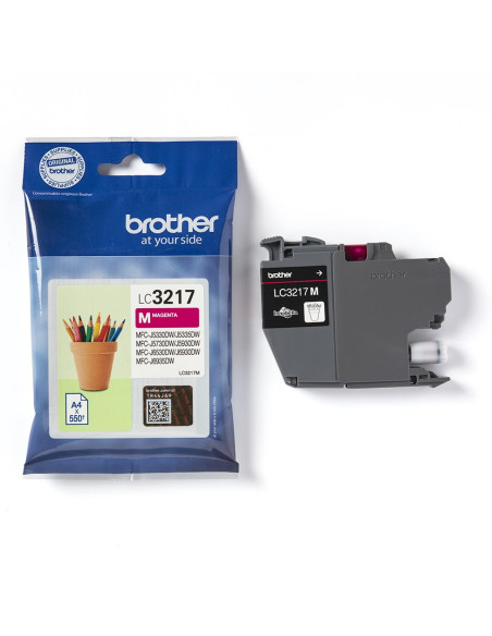 Brother Lc-3217M Nabój Z Tuszem 1 Szt. Oryginalny Purpurowy