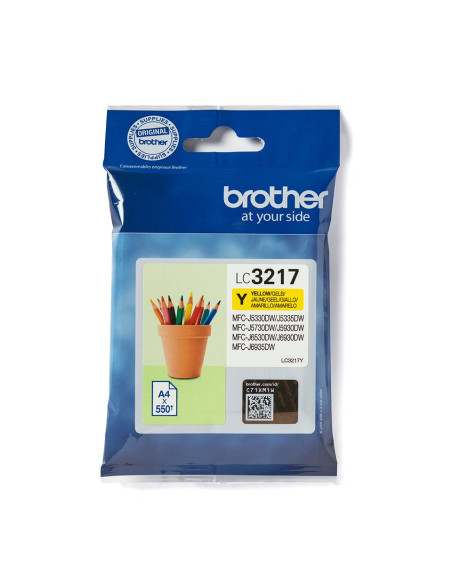 Brother Lc-3217Y Nabój Z Tuszem 1 Szt. Oryginalny Żółty
