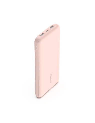 Powerbank Belkin Boostcharge Power Bank 10K 2Xusb-A + 1Xusb-C 10000Mah 15W Rose Gold