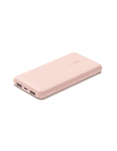 Powerbank Belkin Boostcharge Power Bank 10K 2Xusb-A + 1Xusb-C 10000Mah 15W Rose Gold