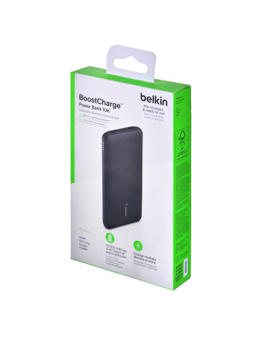 Powerbank Belkin Boostcharge Power Bank 10K 2Xusb-A + 1Xusb-C 10000Mah 15W Black