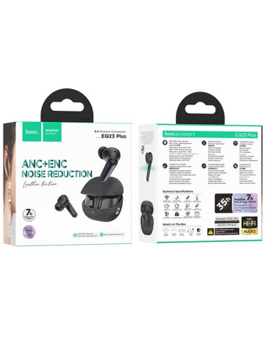 Słuchawki Bezprzewodowe Hoco Eq23 Plus Ii (Czarny)