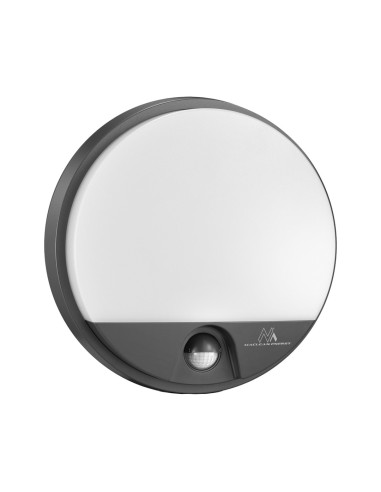 Lampa Led Z Czujnikiem Ruchu Maclean ,Na Podczerwień, Kolor Szary, 15W, Ip54, 1100Lm, Mce291 Gr