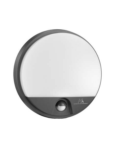Lampa Led Z Czujnikiem Ruchu Maclean ,Na Podczerwień, Kolor Szary, 15W, Ip54, 1100Lm, Mce291 Gr