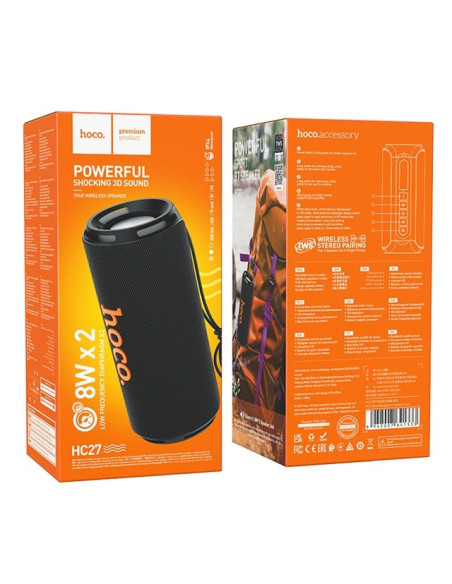 Głośnik Bluetooth Hoco Hc27 Soundful (Czarny)