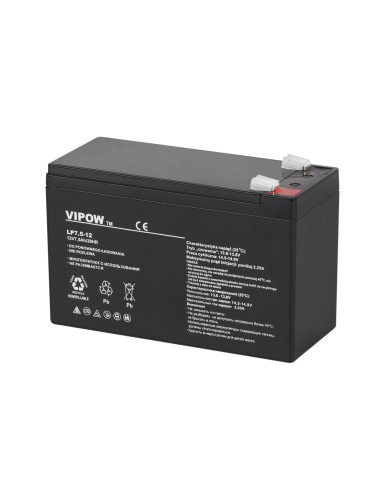 Akumulator Żelowy Vipow 12V 7.5Ah