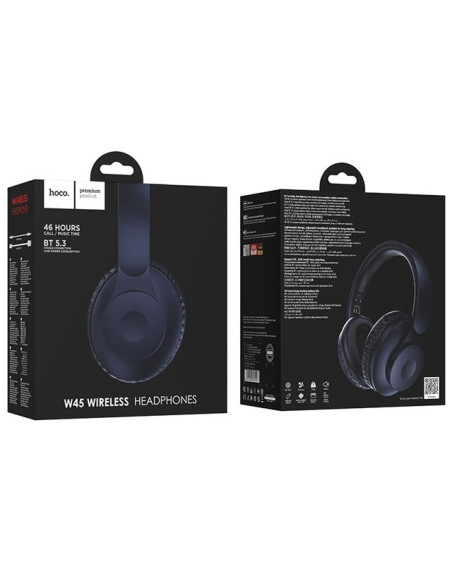 Słuchawki Bezprzewodowe Hoco W45 Enjoy (Niebieski)