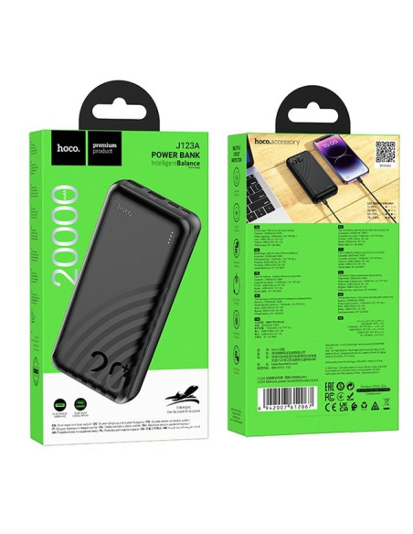 Powerbank Hoco J123A (Czarny)