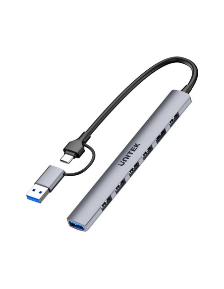 Unitek Hub Usb-A/C 7W1 Usb-A 5 Gbps
