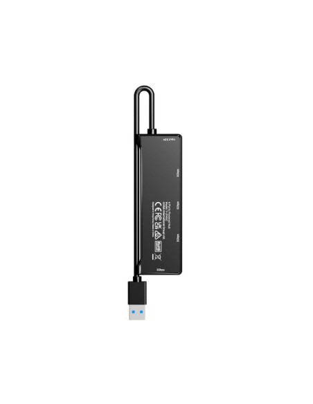 Unitek Hub Usb-A 4X Usb-A 5 Gbps, Czarny
