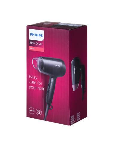 Suszarka Do Włosów Philips Essentialcare Bhc010/10 (1200W  Kolor Czarny)