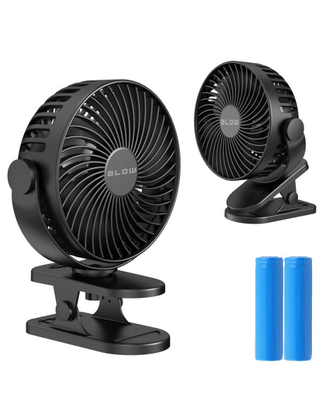 Blow Wentylator Biurkowy Z Klipsem 15Cm Usb +Akumu