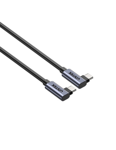 Unitek Kabel Usb-C Kątowy 90°/90° Pd 100W M/M 0,5M