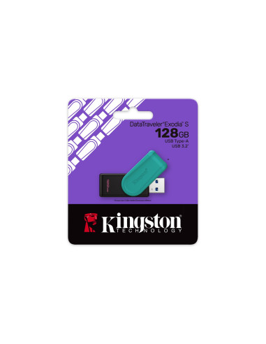 Kingston Flash 128Gb Usb 3.2 Gen 1 Datatraveler Exodia S B+T