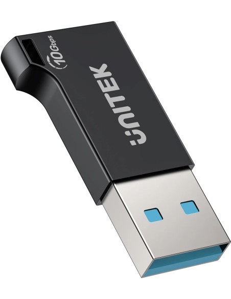 Unitek Adapter Usb-A - Usb-C 10 Gbps M/F Czarny