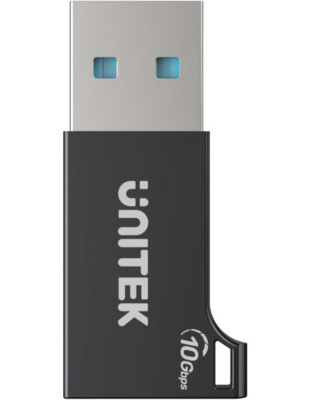 Unitek Adapter Usb-A - Usb-C 10 Gbps M/F Czarny