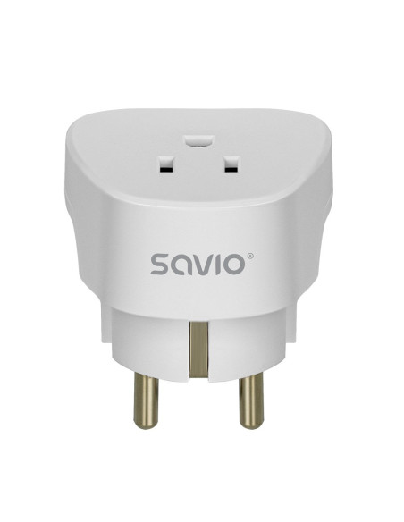 Savio Adapter Podróżny, Gniazdo Us – Wtyk Eu Ap-01