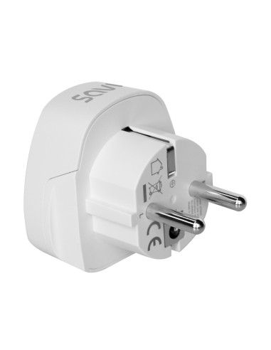 Savio Adapter Podróżny, Gniazdo Us – Wtyk Eu Ap-01