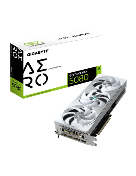 Gigabyte Geforce Rtx 5080 Aero Oc Sff 16G Nvidia 16 Gb Gddr7