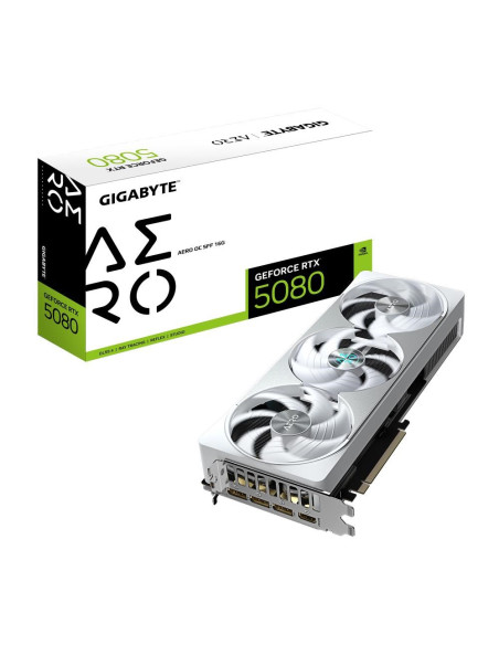 Gigabyte Geforce Rtx 5080 Aero Oc Sff 16G Nvidia 16 Gb Gddr7
