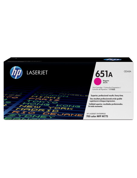 Hp 651A Oryginalny Wkład Z Purpurowym Tonerem Laserjet