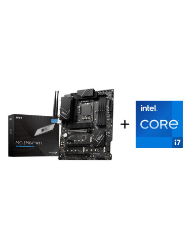 Płyta Główna Msi Pro Z790-P Wifi + Procesor Intel I7-14700Kf (Bx8071514700Kf)