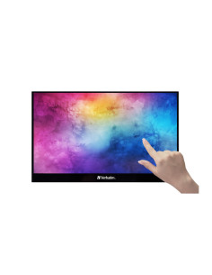Verbatim 49593 Monitor Komputerowy 43,9 Cm (17.3") 1920 X 1080 Px Full Hd Lcd Ekran Dotykowy Czarny 2