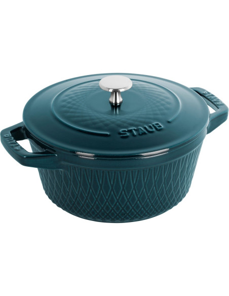 Garnek Żeliwny Okrągły Staub - 4 Ltr, Morski