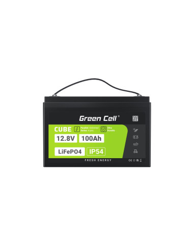 Green Cell Akumulator Lifepo4 Cube 100Ah 12V/12.8V 1280Wh Lfpgc12V100Ah