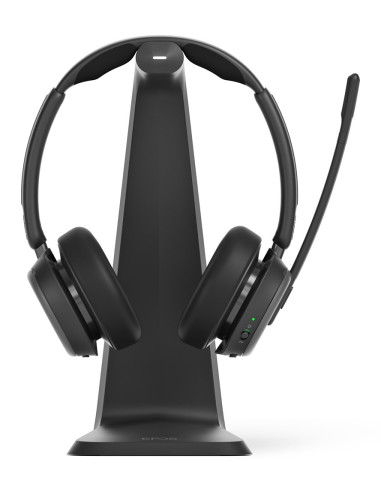 Epos Impact 1061 Anc Zestaw Słuchawkowy Bezprzewodowy Opaska Na Głowę Biuro/Centrum Telefoniczne Bluetooth Podstawka Do Ładowani